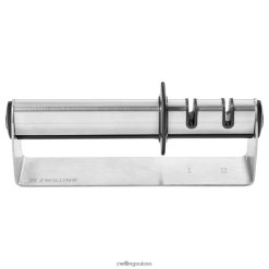 Zwilling Aiguiseur de couteaux portatif en acier inoxydable twinsharp duo, maintenance des bords HV28V233 coutellerie