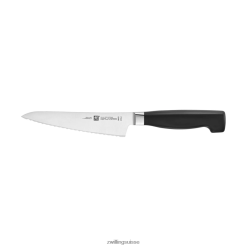Zwilling couteau de préparation quatre étoiles de 5,5 pouces, bord dentelé HV28V418 coutellerie