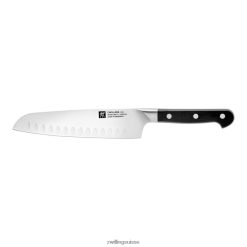 Zwilling couteau santoku mince pro de 7 pouces à bord creux HV28V276 coutellerie