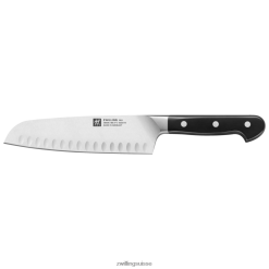 Zwilling couteau santoku pro de 7 pouces à bord creux HV28V26 coutellerie