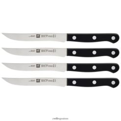 Zwilling ensemble de couteaux à steak twin gourmet 4 pièces HV28V78 coutellerie