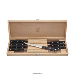 Zwilling Ensemble de couteaux à steak Twin Gourmet, 8 pièces, avec coffret de présentation en bois HV28V361 coutellerie