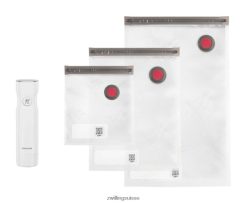 Zwilling ensemble pompe et sac Fresh & Save, s/m/l / 4 pièces, blanc HV28V524 cuisine