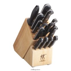Zwilling gourmet 14 pièces, ensemble de blocs de couteaux HV28V23 coutellerie