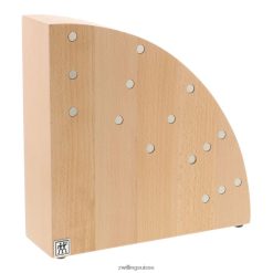 Zwilling hêtre de stockage, bois de hêtre, bloc magnétique italien rond - naturel HV28V263 coutellerie