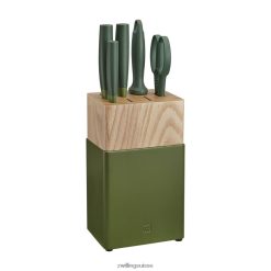 Zwilling now s 6 pièces, ensemble de blocs de couteaux z now s, vert lime HV28V377 coutellerie