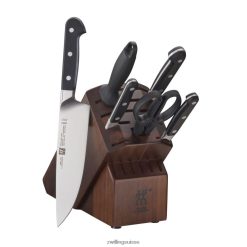 Zwilling pro 7 pièces, jeu de blocs à couteaux, acacia HV28V93 coutellerie