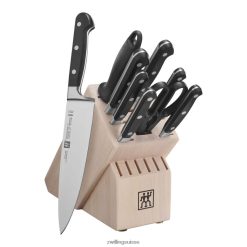 Zwilling Professional S 10 pièces, jeu de blocs avec bloc en bois d'hévéa blanc massif, blanc HV28V346 coutellerie