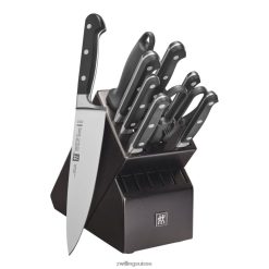 Zwilling Professional S 10 pièces, jeu de blocs avec bloc en bois d'hévéa noir HV28V326 coutellerie