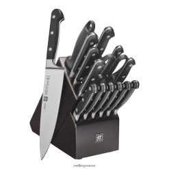 Zwilling Professional S 16 pièces, ensemble de blocs à couteaux, noir mat HV28V90 coutellerie