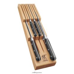 Zwilling Professional S 7 pièces, ensemble de blocs avec plateau à couteaux en bois de hêtre, naturel HV28V150 coutellerie