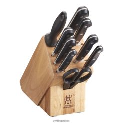 Zwilling professionnel s 10 pièces, jeu de blocs à couteaux, naturel HV28V107 coutellerie