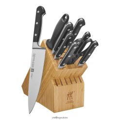 Zwilling professionnel s 10 pièces, jeu de blocs avec bloc de bambou, bambou HV28V303 coutellerie