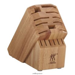 Zwilling rangement bois d'hévéa, bois d'hévéa, bloc couteau pro vide HV28V253 coutellerie