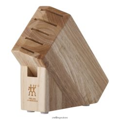 Zwilling rangement en bois d'hévéa, bloc studio pro vide HV28V391 coutellerie