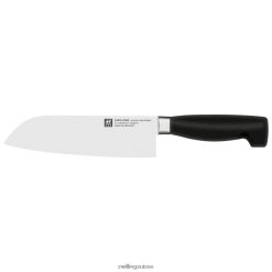 Zwilling Santoku quatre étoiles 7 pouces, bord fin HV28V389 coutellerie