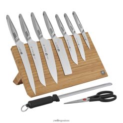 Zwilling Twin Fin II, 10 pièces, chevalet magnétique en bambou HV28V401 coutellerie